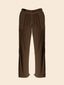 DREAMER LOUNGE PANT---ORGANIC BAMBOO RIBBED - CHOCOLATE BROWN