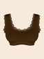 COMFORT-CROP---ORGANIC BAMBOO RIBBED - CHOCOLATE BROWN