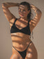 Mamacita Bralet Long Black