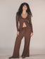 Dreamer Split Pant Chocolate