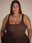 COMFORT-TANK---ORGANIC BAMBOO RIBBED - CHOCOLATE BROWN