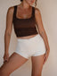 Season Boyleg High Rise Crème