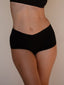 Season Boyleg Mid Rise Long Black