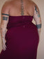 Siren Maxi Skirt Wine