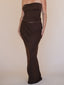 Siren Maxi Skirt Chocolate