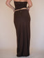 Siren Maxi Skirt Chocolate