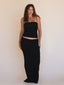 Siren Maxi Skirt Long Black
