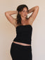 Siren Boob Tube Long Black
