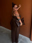 Siren Maxi Skirt Chocolate