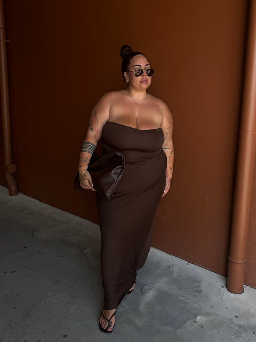 Siren Maxi Skirt Chocolate