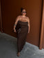 Siren Maxi Skirt Chocolate