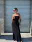 Siren Boob Tube Long Black
