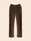 DREAMER LOUNGE PANT---ORGANIC BAMBOO RIBBED - CHOCOLATE BROWN