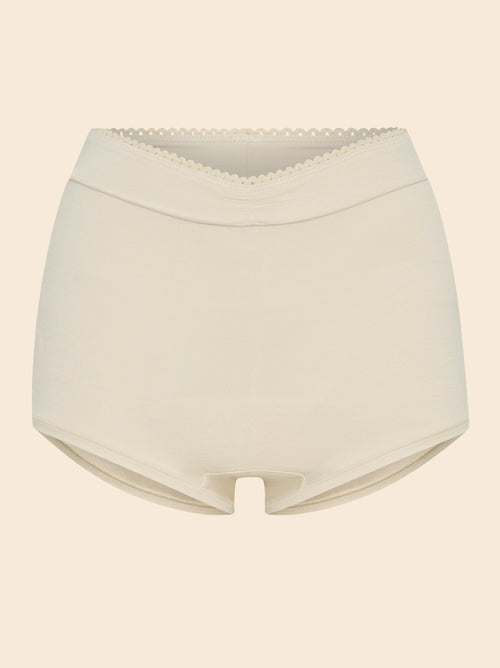 Season Boyleg High Rise Crème