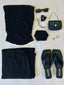Siren Maxi Skirt Long Black