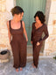 Dreamer Split Pant Chocolate