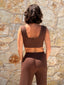 Comfort Crop Chocolate