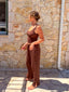 Dreamer Split Pant Chocolate