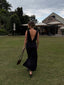 Vintage Gown Long Black
