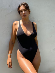 Gypsy Life One Piece - Black Ribbed