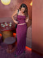 Siren Maxi Skirt Wine