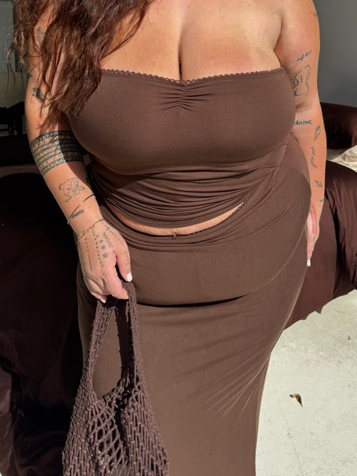 Siren Boob Tube Chocolate