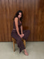 Dreamer Split Pant Chocolate
