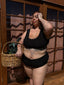 Season Boyleg High Rise Long Black