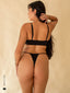 Carolina Crop Long Black