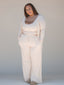 Dreamer Split Pant Crème