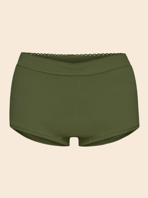 Season Boyleg Mid Rise Olive