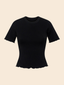 Baby Tee Long Black