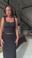 Comfort Tank Long Black