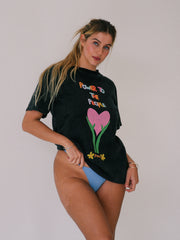 Oversize Tee - Washed Black