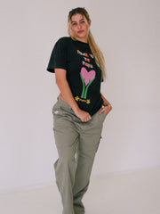 Oversize Tee - Washed Black