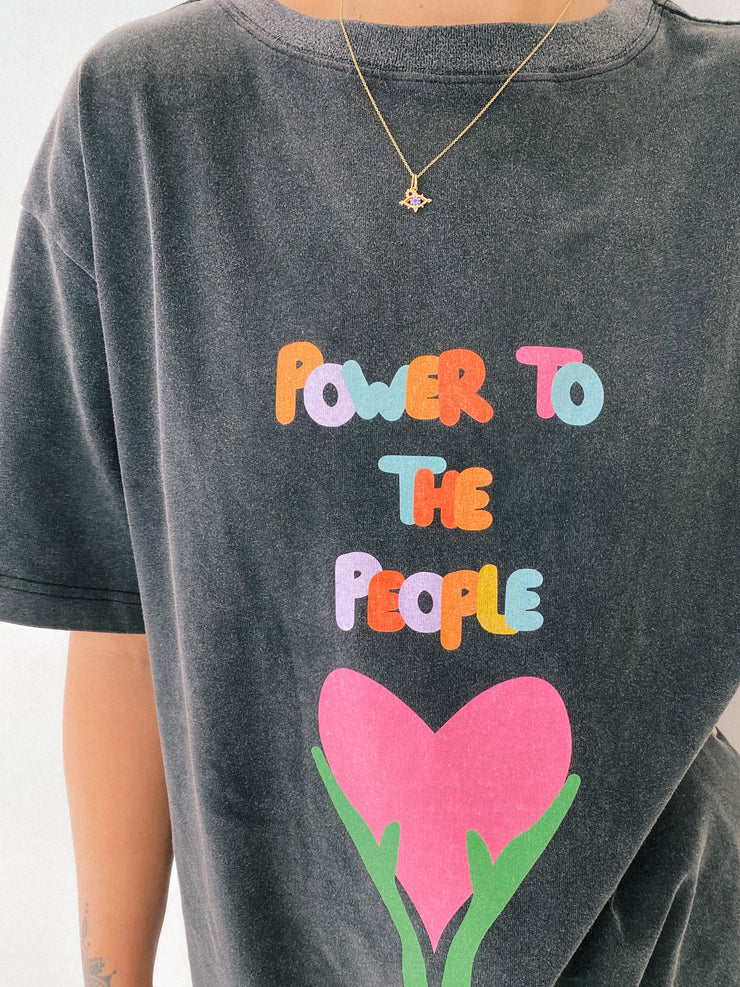 Oversize Tee - Washed Black