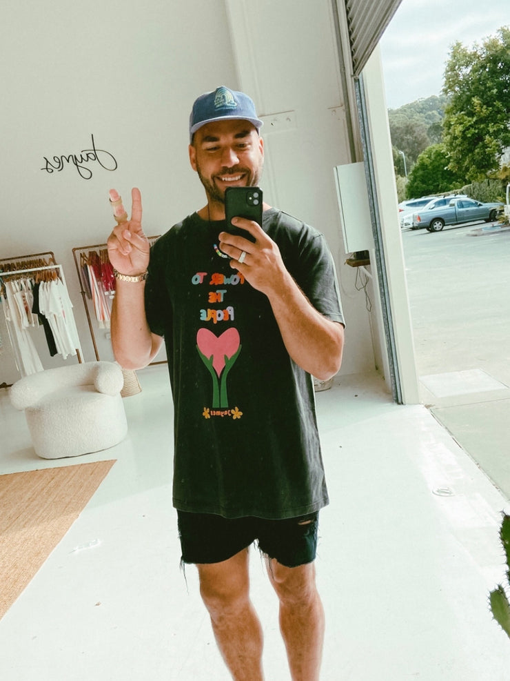 Oversize Tee - Washed Black