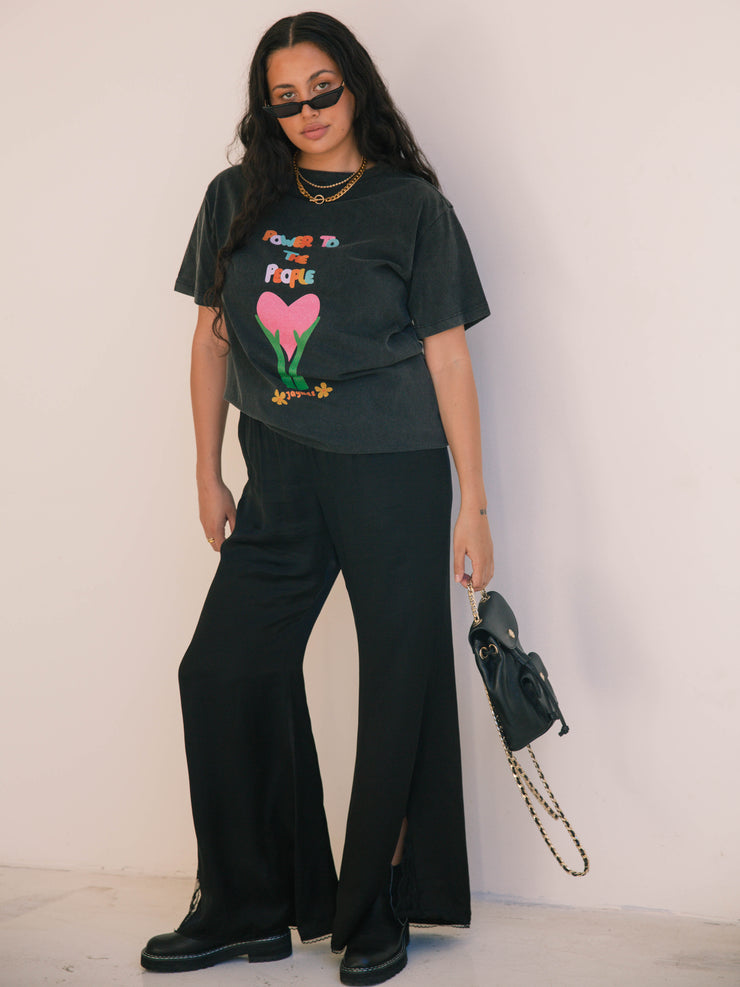 Oversize Tee - Washed Black