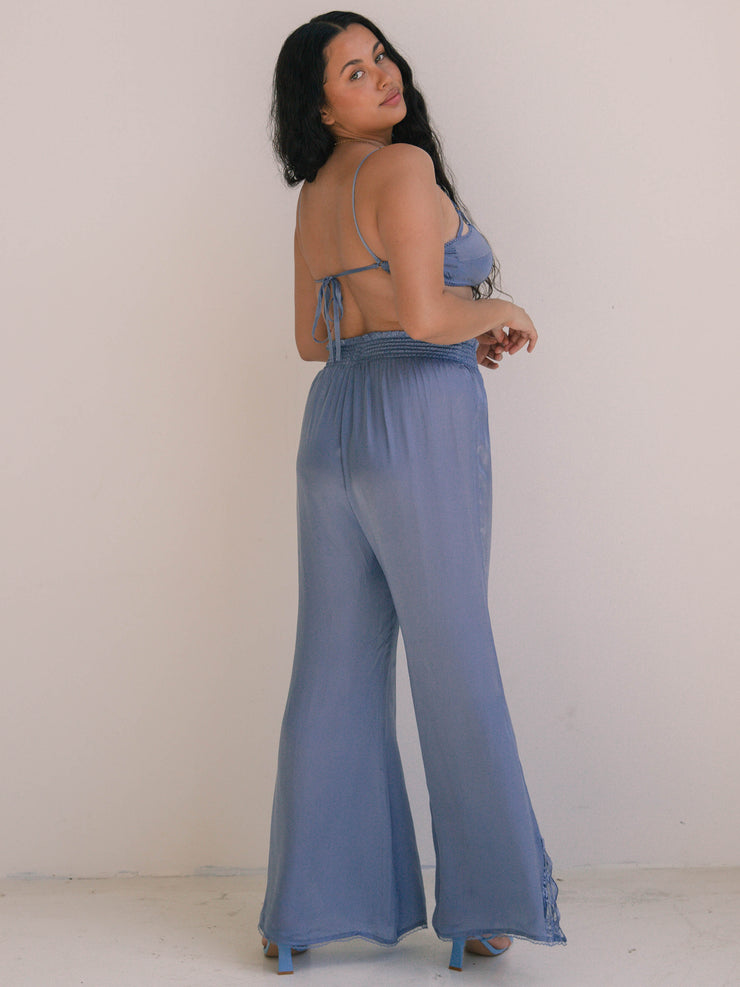 Flare Pants Blue
