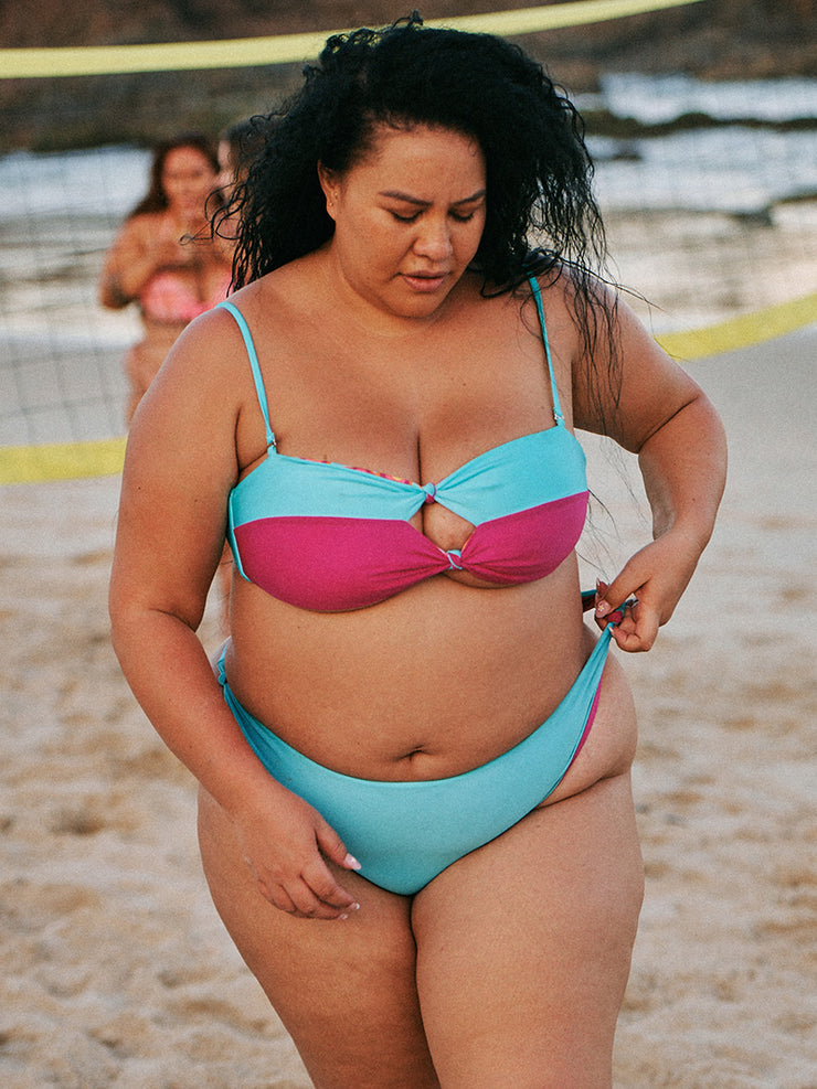 Angel Bandeau - Sky / Fuchsia / Nostalgia